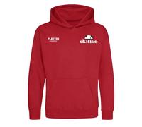 Hugo Ekitike Logo Kids Hoodie - Red / 7-8 years