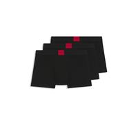HUGO Eng Anliegende Boxershorts Aus Stretch-baumwolle Im Dreierpack Black