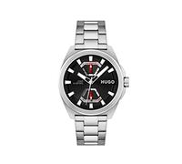 HUGO #Expose Men's Multifunction Stainless Steel and Link Bracelet Watch, Color:Silver (Model: 1530242), Silver, Quartz Watch
