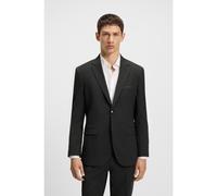 HUGO Extra-slim-fit blazer in pinstripe stretch poplin - Style Arti253X, 50546667 Dark Grey 36R
