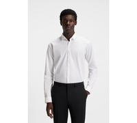 HUGO Extra-slim-fit shirt in stretch-cotton canvas - Style Ero3-W, 50475687 White XXL