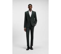 HUGO Extra-slim-fit suit in patterned performance-stretch cloth - Style Arti-Hesten253X, 50554434 Dark Green 42R