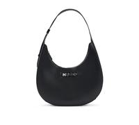 HUGO Faux-leather hobo bag with metallic logo lettering - Style Mel 2.0 Hobo, 50541808 Black pcs.
