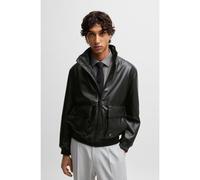 HUGO Faux-leather jacket with stacked logo - Style Bono2511, 50530772 Black XXL
