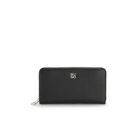 HUGO Faux-leather ziparound wallet with stacked logo - Style Chris 2.0_Zip Around, 50547912 Black pcs.