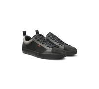 HUGO Faux-nubuck trainers with mesh collar - Style Morrie_tenn_nkpu, 50552667 Black 8