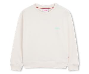 Hugo - Fleece Sweatshirt - Off White - Boy - 10 Years
