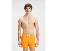 HUGO Fully lined swim shorts with contrast logo - Style HAITI, 50469312 Orange XL