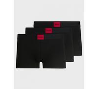 HUGO 3-Pack Logo Patch Galaxy Boxer Trunks, Black - Large