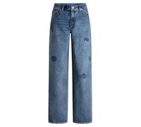 Hugo Women's Gamala_b Jeans_Trousers, Medium Blue, 30W x 32L