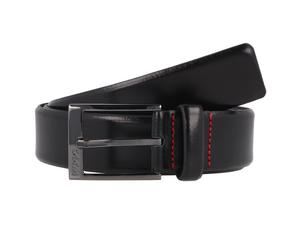 Hugo Garney Belt Leather 90 cm black