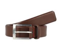 Men's HUGO Gellot Sz35 Mens Leather Belt NOS - Brown - Size: W36