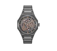 HUGO Gents & #GRAIL Skeleton & IP Multifunction Bracelet Watch, Grey, Men Grey