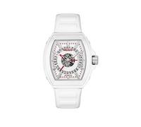 HUGO Gents & #ICON White Silicone Strap Watch, White, Men White