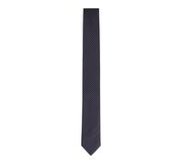 HUGO Geometric-pattern tie in silk jacquard - Style Tie cm 6, 50535335 Dark Blue pcs.