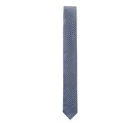 HUGO Geometric-pattern tie in silk jacquard - Style Tie cm 6, 50540121 Light Blue pcs.