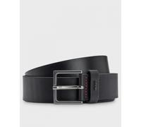 Men's HUGO Giove Sz35 Mens Smooth Leather Belt NOS - Black - Size: W36