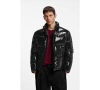 HUGO Glossy water-repellent puffer jacket with tonal logo - Style Baltos2641, 50574159 Black M