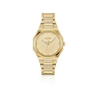 HUGO Three Hand Quartz Movement Watch for Women #Grail for HER Collection with Gold Colored Stainless Steel Bracelet - 1540177