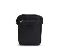 HUGO Grained faux-leather reporter bag with stacked-logo trim - Style Nesh R_NS Zip, 50529484 Black pcs.