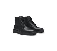 HUGO Grained-leather half boots with side zip - Style Lenner_halb_grlt, 50552559 Black 11