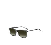 HUGO Greed Shaded Rectangular Sunglasses, Grey, Men Grey