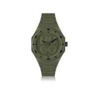 HUGO Green watch with tonal silicone strap - Style #GRAIL, 58129517 Khaki pcs.