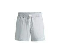 HUGO Haiti Swim Shorts, Light/Pastel Grey - Small