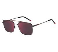 Hugo Boss Hg 1177/s BLX/AO MT BLK RED Sunglasses Men's Metal, Standard, 57