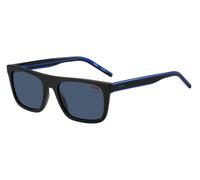 HUGO Mens Sunglasses Black Blue O/S