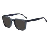 HUGO HG 1327/S PJP/IR Men's Sunglasses Blue Size 55