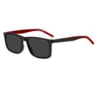 Hugo Boss HG 1337/S 807/IR Man Sunglasses Acetate Black Grey Squared Normal