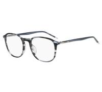 HUGO HG 1378/G Asian Fit Men's Glasses, Blue, Size 52