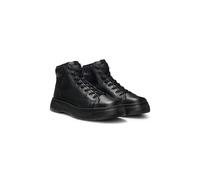 HUGO High-top boots in grained leather - Style Urian_hito_grlt, 50548692 Black 7