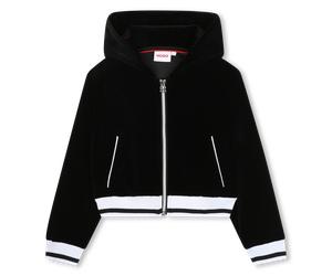 Hugo - Hooded Cardigan - Black - Girl - 12 Years