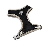 HUGO & HUDSON Dog Harness, No Pull Quick Dry Mesh, Breathable Rear Buckle Pet Vest, Black, XS