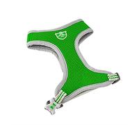 HUGO & HUDSON Dog Harness, No Pull Quick Dry Mesh, Breathable Rear Buckle Pet Vest, Green, XS