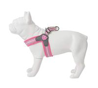 HUGO & HUDSON Easy Walk Dog Harness Adjustable No-Pull Step-in Training Vest, Pink, Size 7