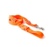 HUGO & HUDSON Waterproof Dog Lead, Anti Odor Easy Clean Padded Handle Pet Leash, Orange, 120 x 2.5cm