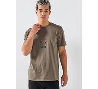 HUGO Hugo Dugolini Regular Fit T-shirt - Grey, Grey, Size M, Men Grey