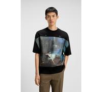 HUGO HUGO x apoh T-shirt oversize in cotone con stampa ballerina - Style Dabilo, 50546007 Black S