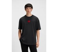 HUGO HUGO x RB by Slawn cotton T-shirt with printed back - Style Dlawner_Slawn_IN, 50560945 Black XXL