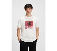 HUGO HUGO x RB by Slawn relaxed-fit cotton logo T-shirt - Style Dlawny_Slawn_IN, 50560914 White XL