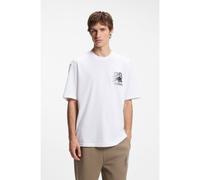 HUGO HUGO x RB T-shirt in cotton with bull motif - Style Donaso_RB, 50570832 White S