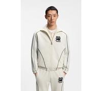 HUGO HUGO x RB zip-up jacket with bull motif - Style Kapino262X_RB, 50560671 Natural 46R