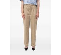 HUGO Hulisea low-waisted cotton trousers with paracord belt detail - Neutrals 34-36-38-40