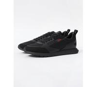 HUGO Icelin Runn Mens Mixed-Material Trainers with Branded Accents - Black 003 - Black 003 - UK8 EU42 US9