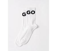 HUGO Iconic 3-Pack Quarter Length Combed Cotton Socks NOS - White 100