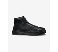 High-Top Grained Leather Boots - male - Hugo - Lace-up Boots - Black - 9 UK - Shoes 9 UK