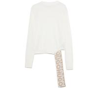 HUGO intarsia-logo sweater - White XS